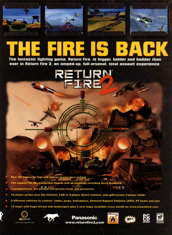 Return Fire 2 Magazine Advertisement (Magazine Advertisements): Next Generation (U.S.) Issue #46 (October 1998)