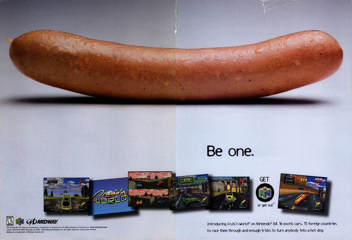 Cruis'n World Magazine Advertisement (Magazine Advertisements): Next Generation (U.S.) Issue #46 (October 1998)