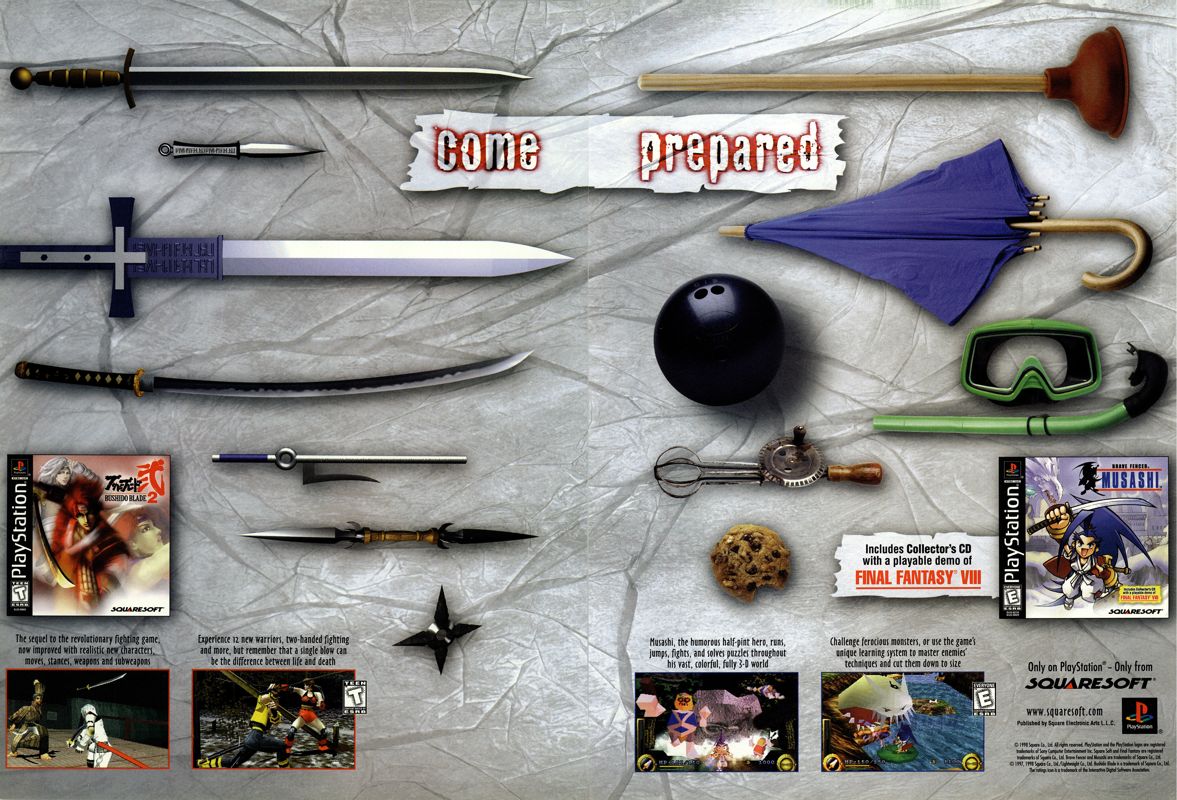Bushido Blade 2 Magazine Advertisement (Magazine Advertisements): Next Generation (U.S.) Issue #47 (November 1998)