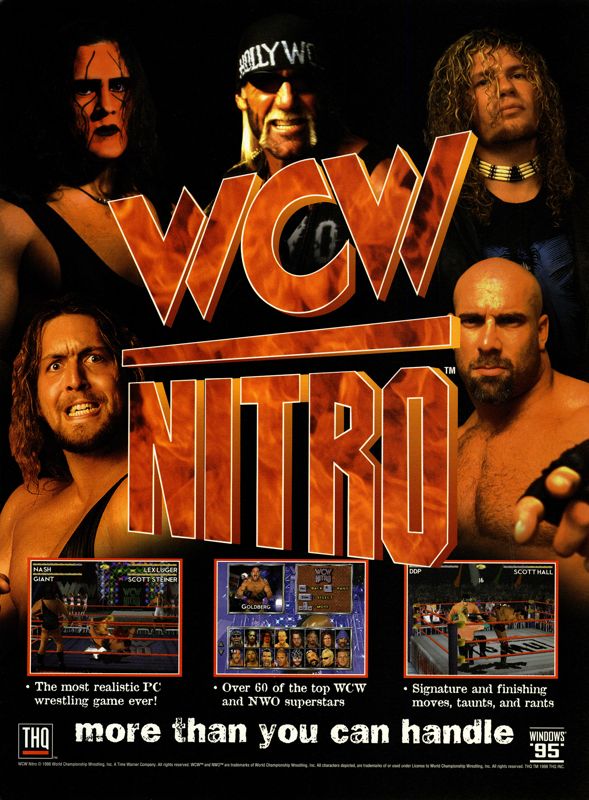 WCW Nitro Magazine Advertisement (Magazine Advertisements): Next Generation (U.S.) Issue #48 (December 1998)