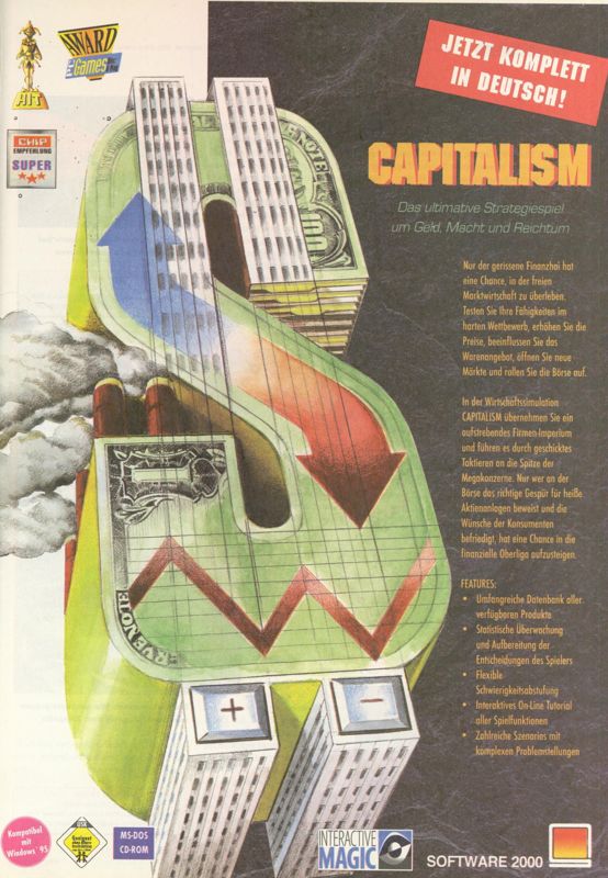 Capitalism Magazine Advertisement (Magazine Advertisements): Power Play (Germany), Issue 11/1996