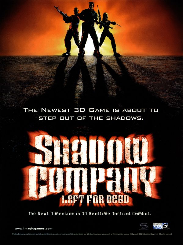 Shadow Company: Left for Dead Magazine Advertisement (Magazine Advertisements): Next Generation (U.S.) Issue #48 (December 1998)