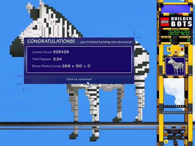 LEGO Builder Bots Screenshot (Big Fish Games store page)