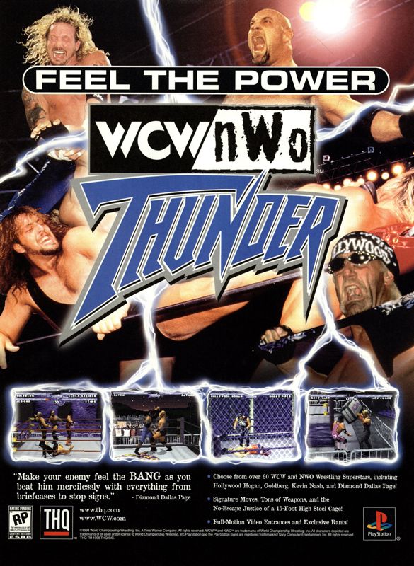 WCW/NWO Thunder Magazine Advertisement (Magazine Advertisements): Next Generation (U.S.) Issue #49 (January 1999)