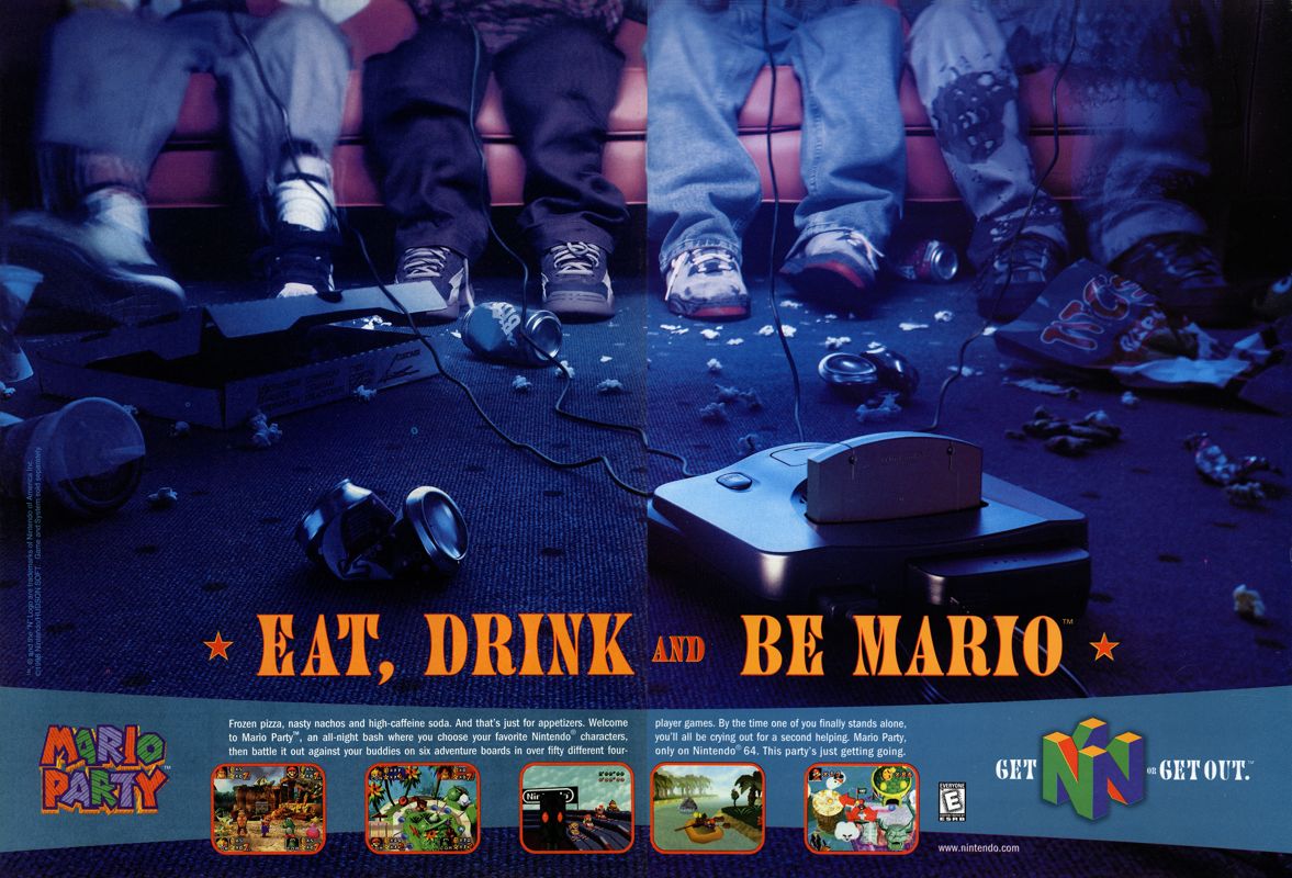 Mario Party Magazine Advertisement (Magazine Advertisements): Next Generation (U.S.) Issue #50 (February 1999)