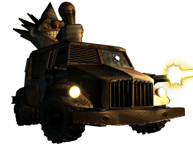 Twisted Metal: Black Render (Sony E3 2001 press kit): Sweet Tooth