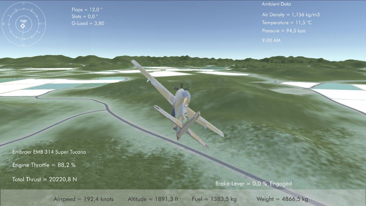 Pro Flight Simulator Screenshot (Nintendo.co.jp)