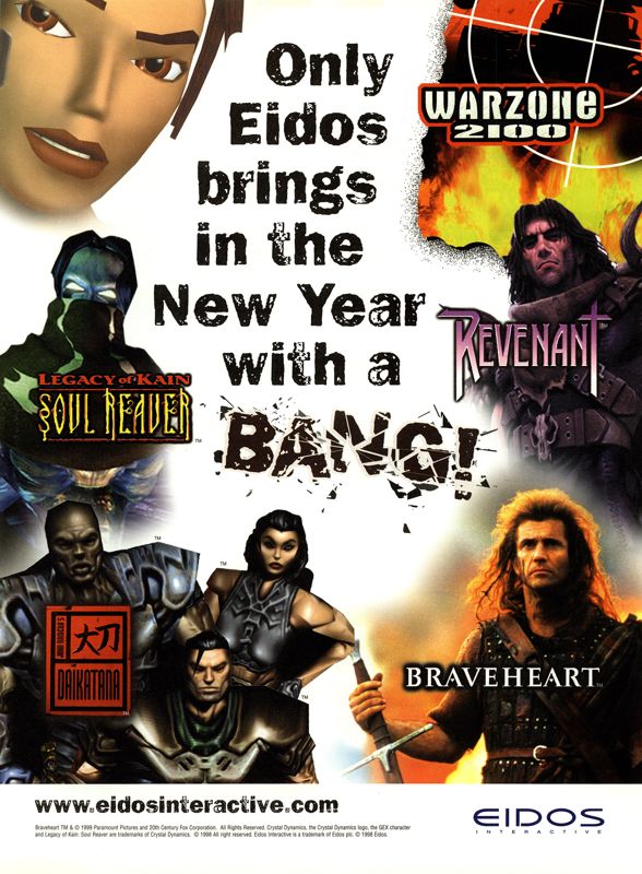 Legacy of Kain: Soul Reaver Magazine Advertisement (Magazine Advertisements): Next Generation (U.S.) Issue #50 (February 1999)