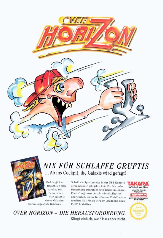 Over Horizon Magazine Advertisement (Magazine Advertisements): Video Games (Germany), Issue 01/1993
