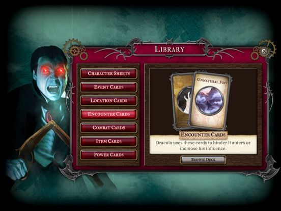 Fury of Dracula: Digital Edition Screenshot (iTunes Store)