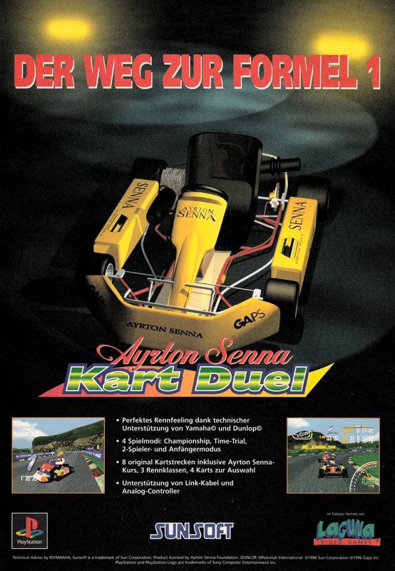 Ayrton Senna Kart Duel official promotional image - MobyGames