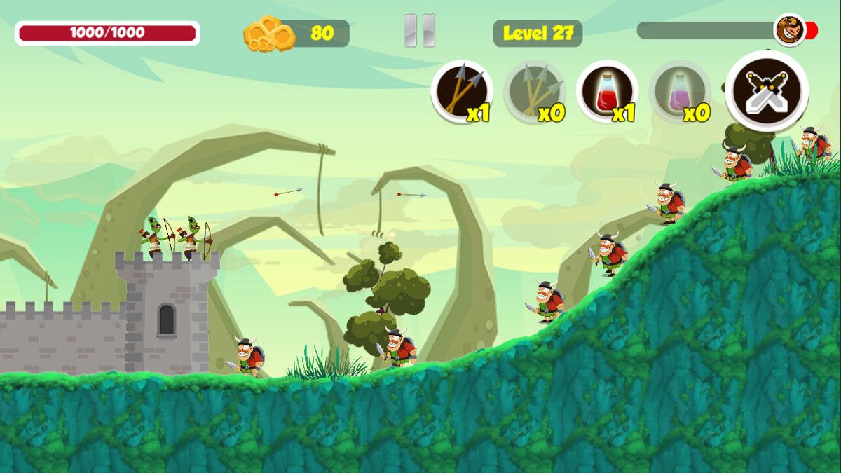 Cartoon Tower Defense Screenshot (Nintendo.co.jp)