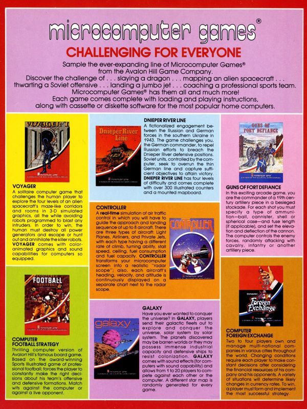 Galaxy Magazine Advertisement (Magazine Advertisements): Computer Gaming World (US), Vol. 2 No. 2 (March - April 1982)