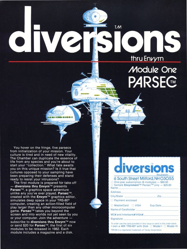 Parsec Magazine Advertisement (Magazine Advertisements): Computer Gaming World (US), Vol. 2 No. 5 (September - October 1982)
