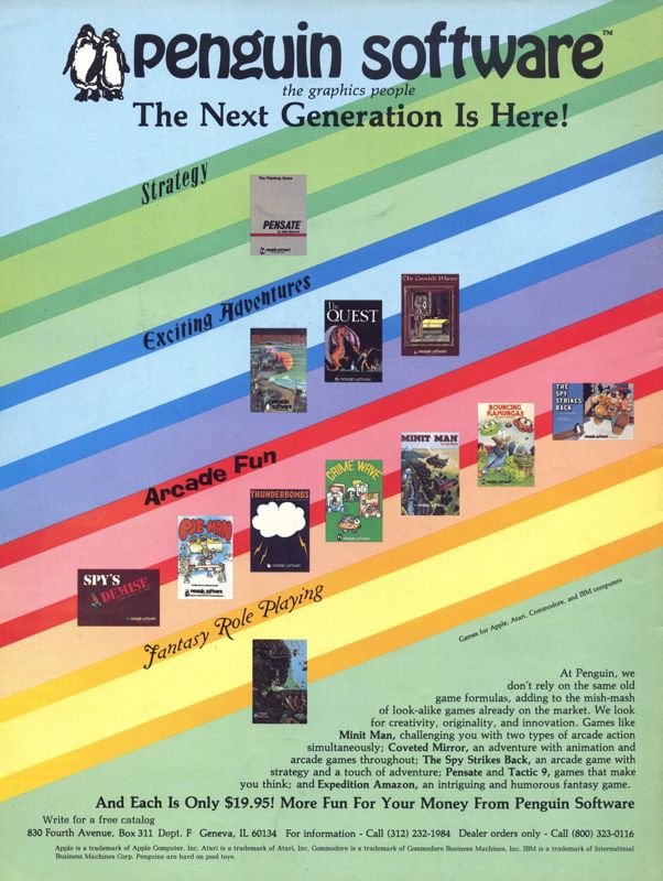 Expedition Amazon Magazine Advertisement (Magazine Advertisements): Computer Gaming World (US), Vol. 3 No. 6 (December 1983)