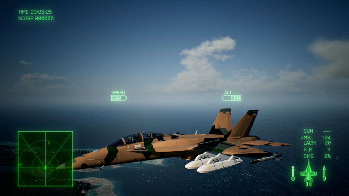 Ace Combat 7: Skies Unknown - F/A-18F Super Hornet Block III Set Screenshot (Steam)
