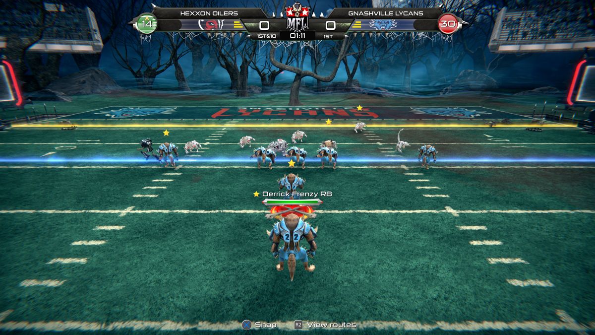 Mutant Football League: Gnashville Lycans DLC Screenshot (PlayStation Store)