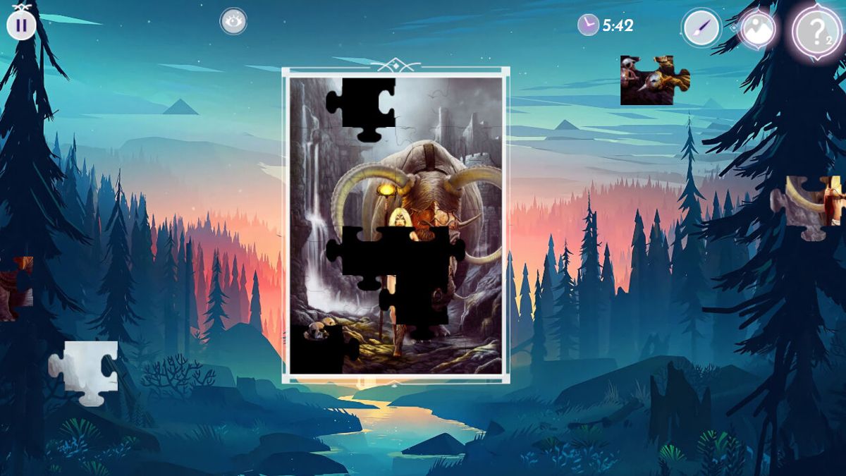 Dark Fantasy 2: Jigsaw Puzzle Screenshot (Nintendo.co.jp)