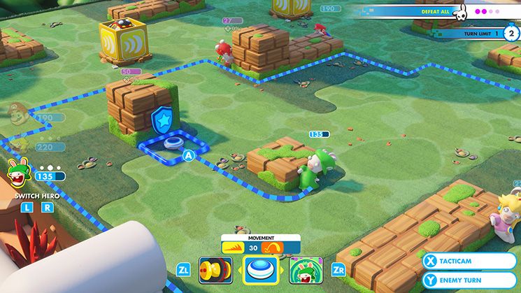 Mario + Rabbids: Kingdom Battle Screenshot (Nintendo.com)