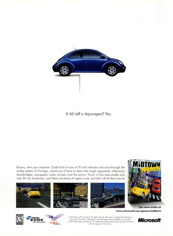 Midtown Madness Magazine Advertisement (Magazine Advertisements): Next Generation (U.S.) Issue #53 (May 1999)