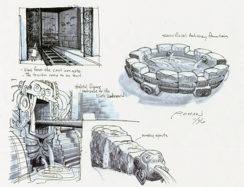 Grim Fandango: Remastered Concept Art (Peter Chan's Concept Art (Conceptual Artist))