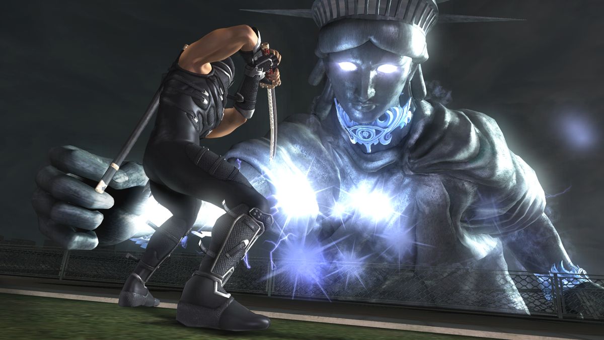Ninja Gaiden Sigma 2 Screenshot (Tecmo E3 2009 Press Kit): Statue of Liberty boss