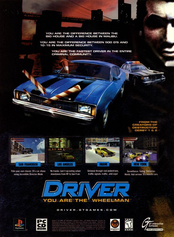 Driver Magazine Advertisement (Magazine Advertisements):<br> Next Generation (U.S.) Issue #55 (July 1999)