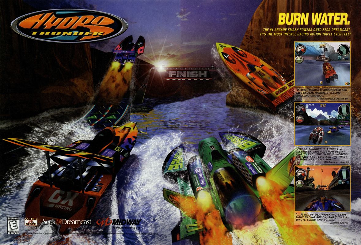 Hydro Thunder Magazine Advertisement (Magazine Advertisements): NextGen (U.S.) Issue #57 (September 1999)