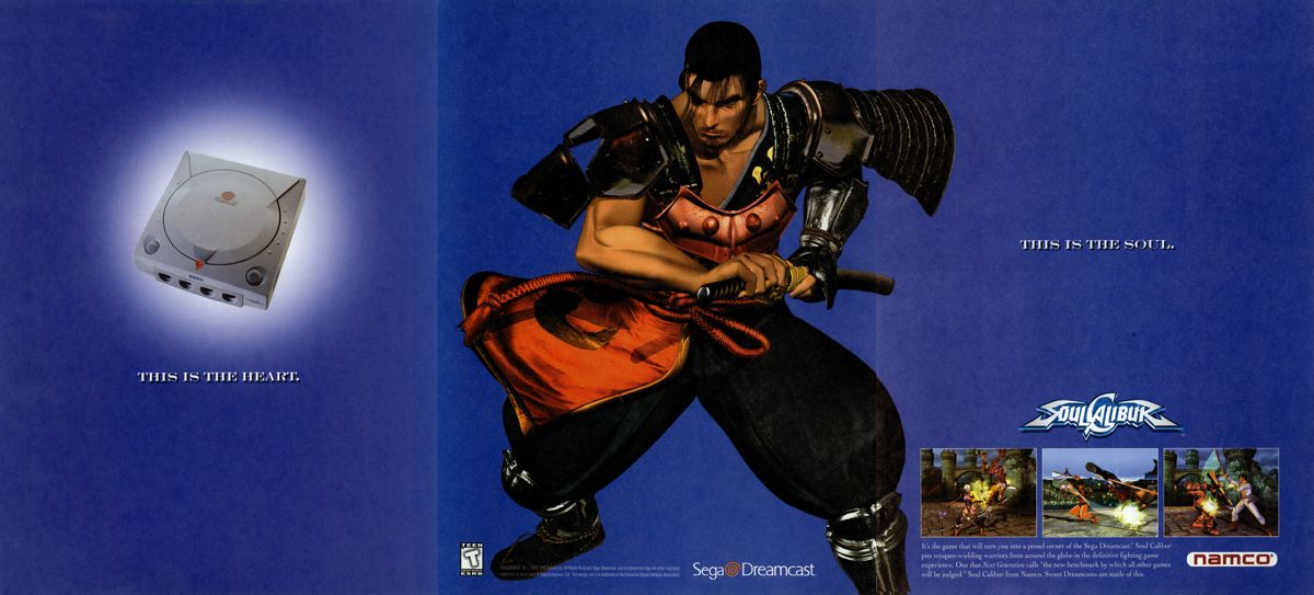 SoulCalibur Magazine Advertisement (Magazine Advertisements): NextGen (U.S.) Issue #57 (September 1999)
