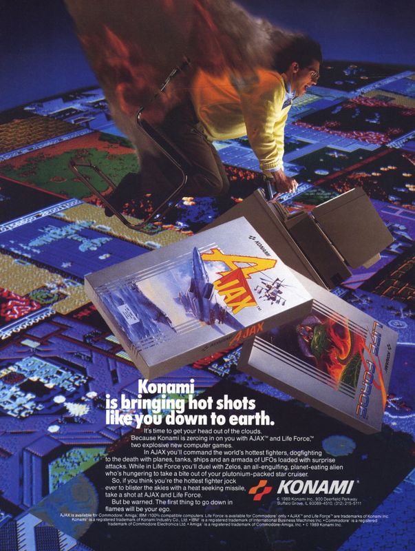 Life Force Magazine Advertisement (Magazine Advertisements): Computer Gaming World (US), Number 68 (February 1990)