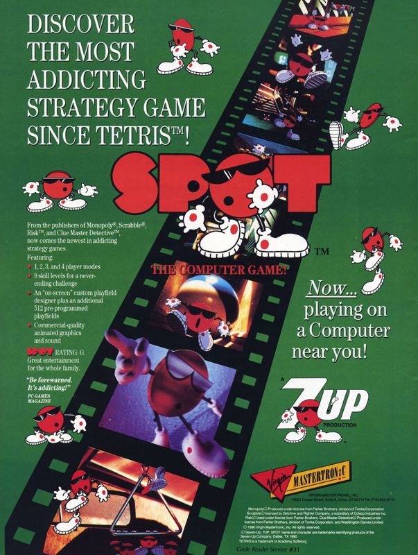 Spot Magazine Advertisement (Magazine Advertisements): Computer Gaming World (US), Number 72 (June 1990)