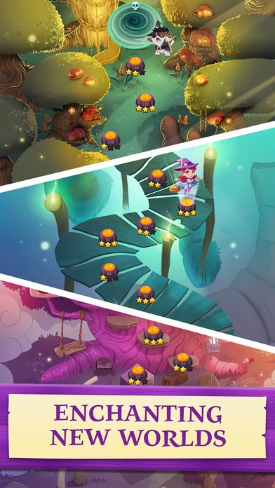 Bubble Witch 3 Saga Screenshot (iTunes Store (Apr 08, 2017))