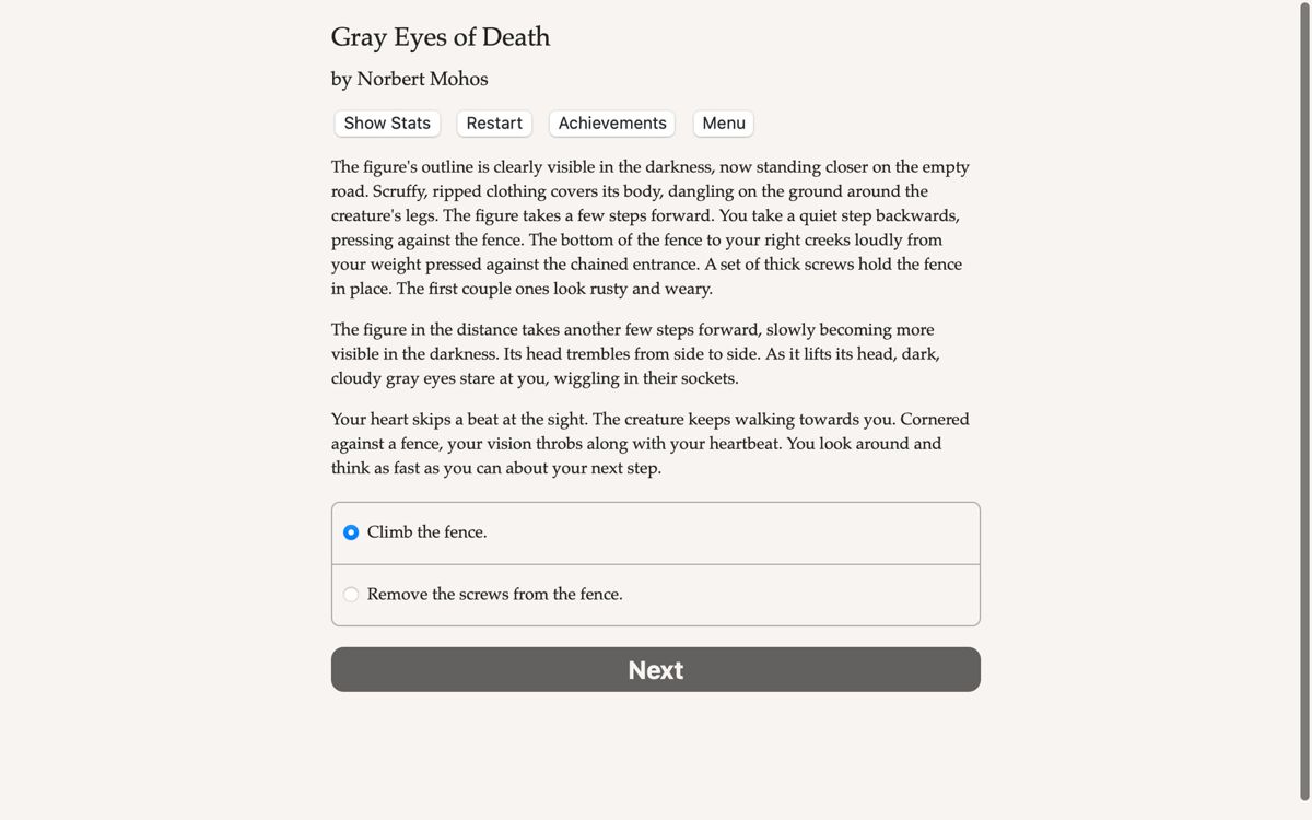 Gray Eyes of Death Screenshot (Steam)