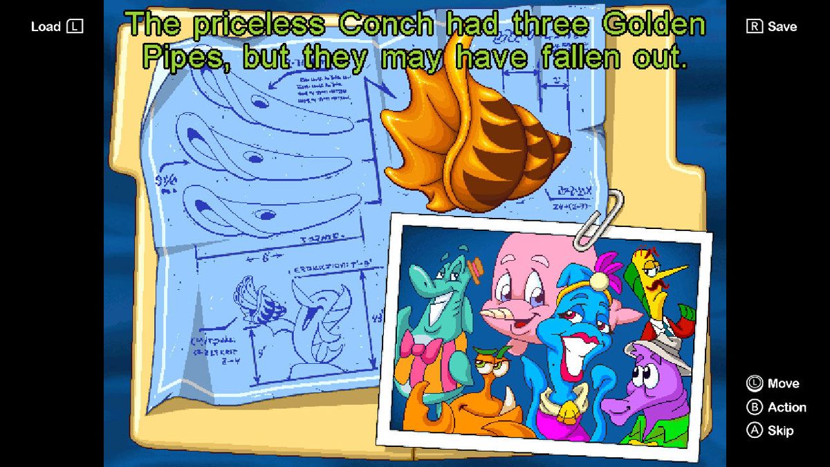 Freddi Fish 3: The Case of the Stolen Conch Shell Screenshot (Nintendo.co.jp)