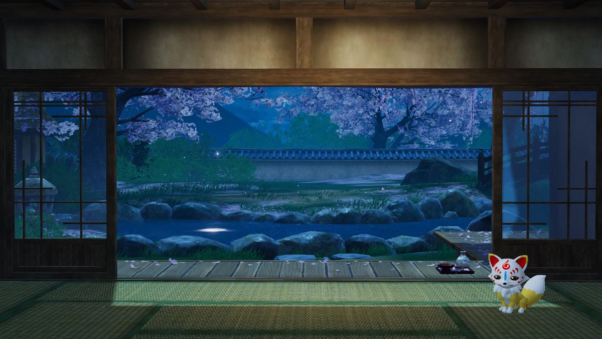Touken Ranbu Warriors: Honmaru Backdrop 5-piece Set Screenshot (Steam)