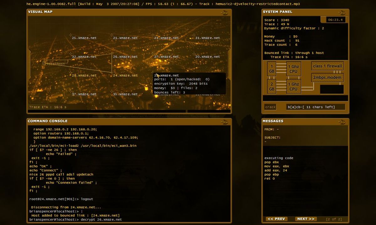 Hacker Evolution Screenshot (Steam)