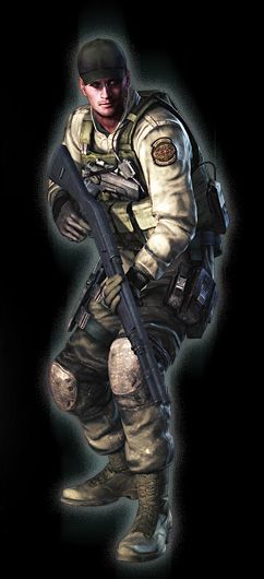 Resident Evil 5 Render (Official (JP) Web Site (2016)): Dave