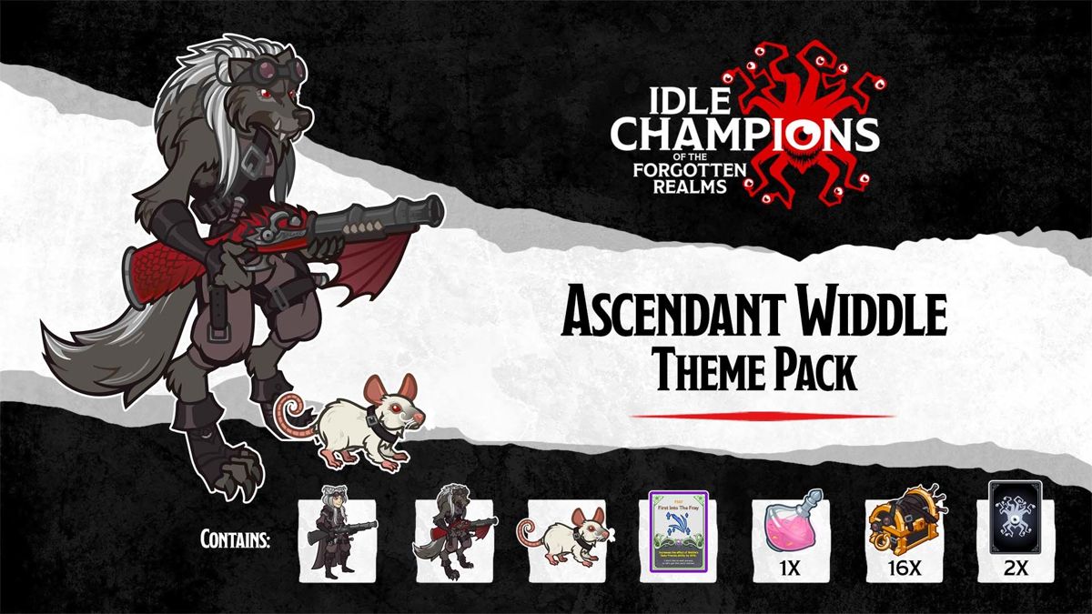 Idle Champions of the Forgotten Realms: Ascendant Widdle Theme Pack Screenshot (Steam)