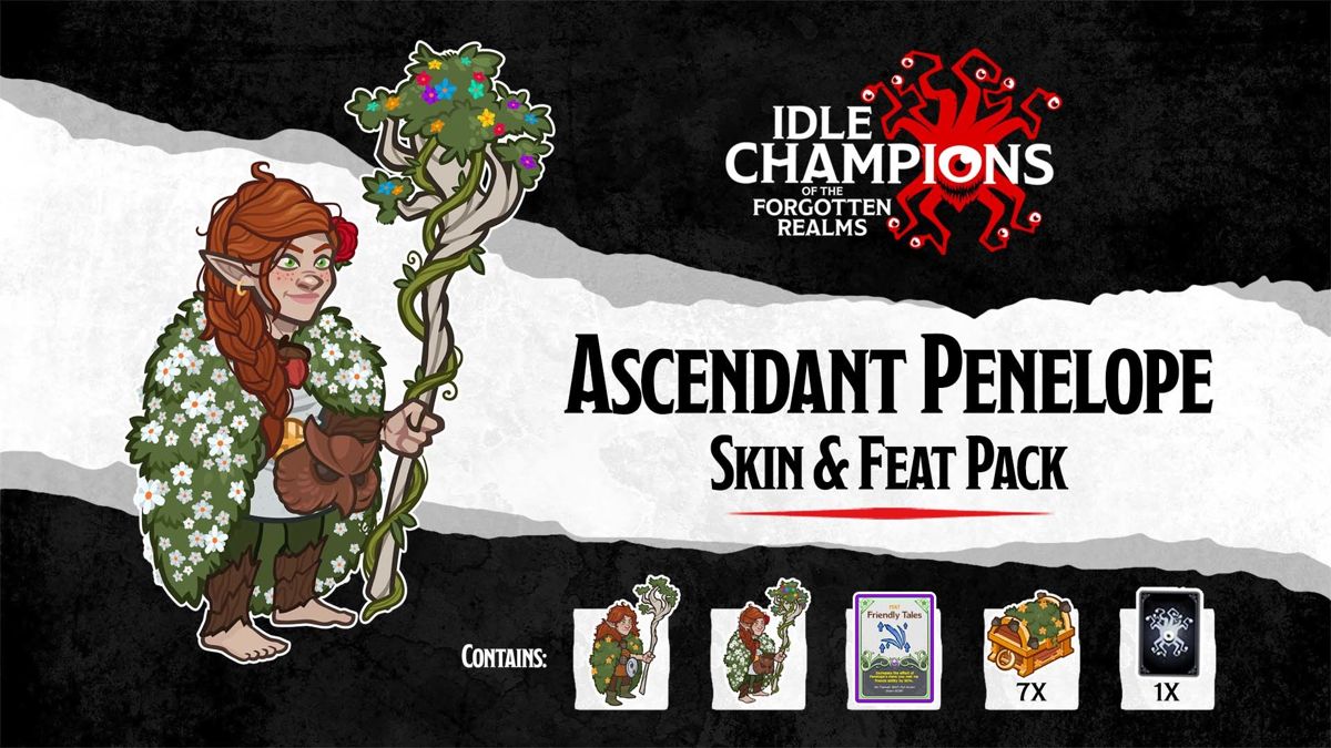 Idle Champions of the Forgotten Realms: Ascendant Penelope Skin & Feat Pack Screenshot (Steam)