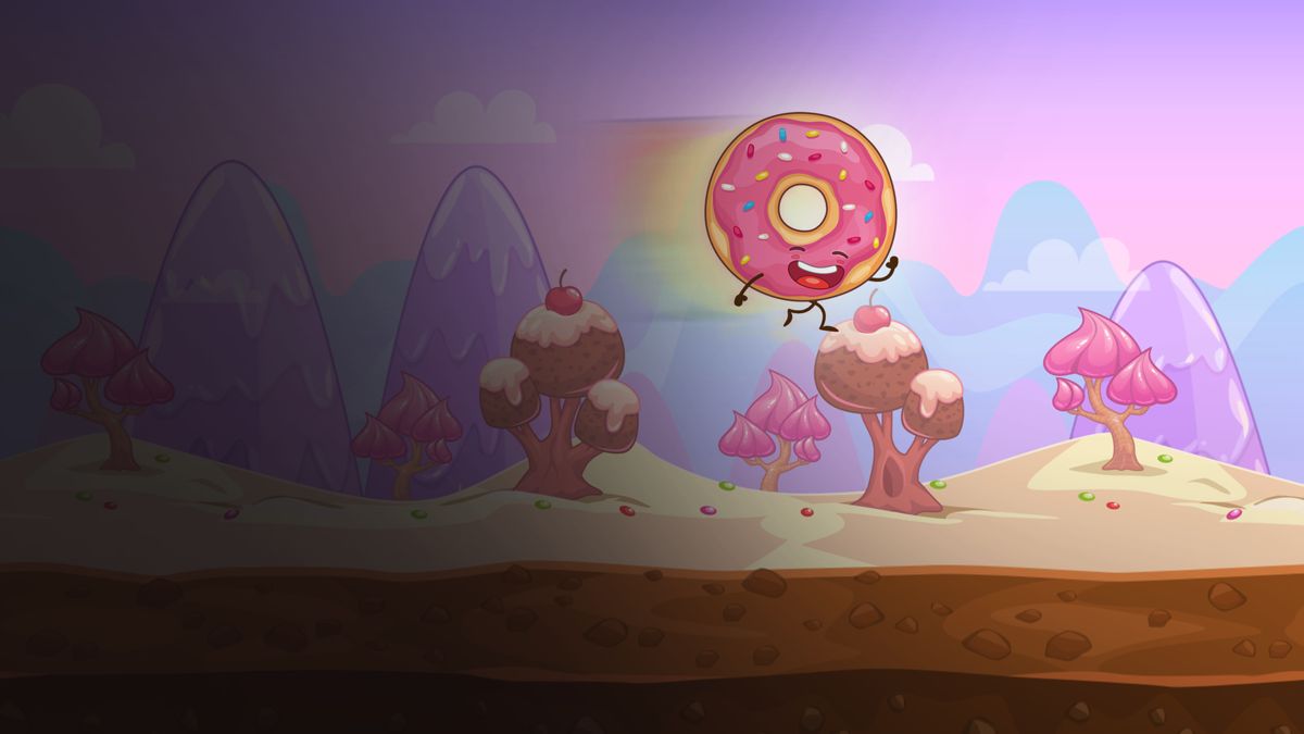 Donut Run Official Promotional Image Mobygames