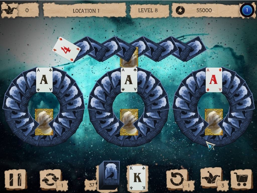 Mystery Solitaire: The Black Raven 3 Screenshot (Steam)