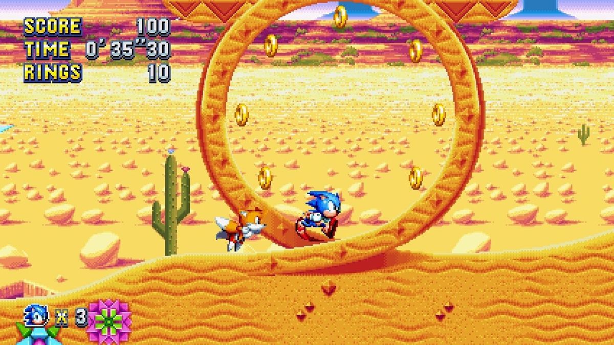Sonic Mania Screenshot (Nintendo.co.jp)