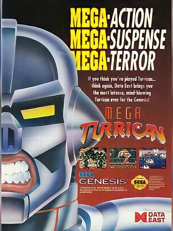 Mega Turrican Magazine Advertisement (Magazine Advertisements): Electronic Gaming Monthly #57 (4/1994)