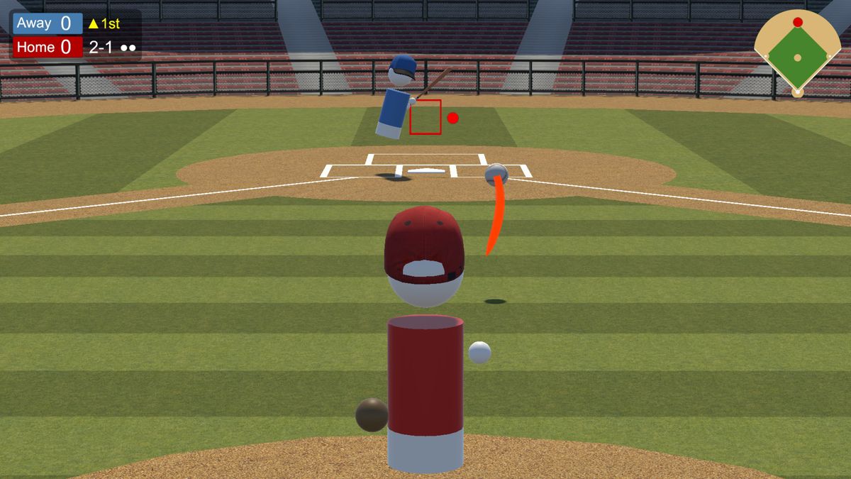 Double Play: 2-Player VR Baseball Screenshot (Steam)