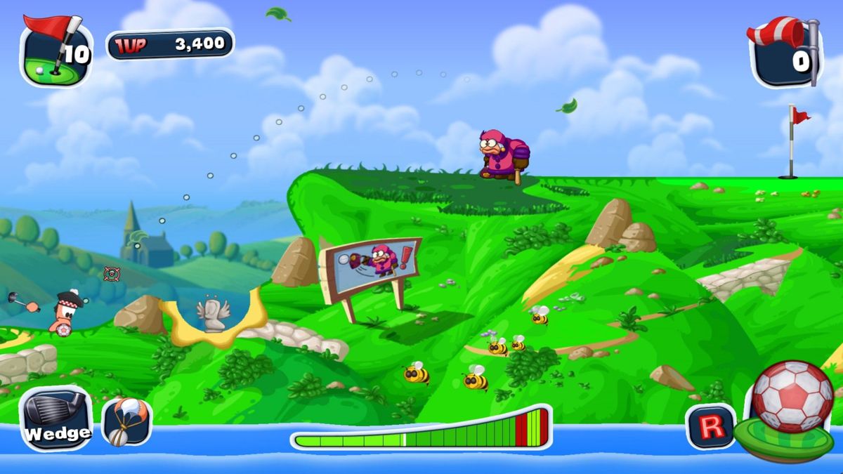 Worms Crazy Golf Screenshot (Steam)