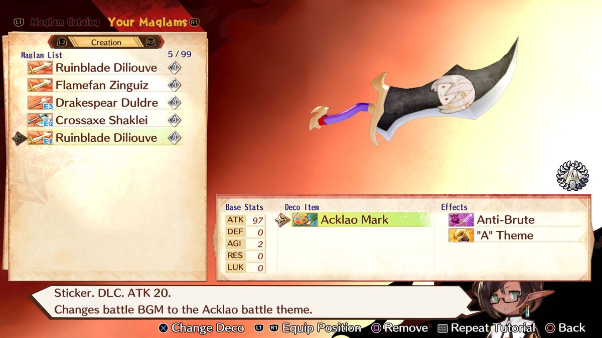 Maglam Lord: Deco Item - Acklao Mark Screenshot (PlayStation Store)
