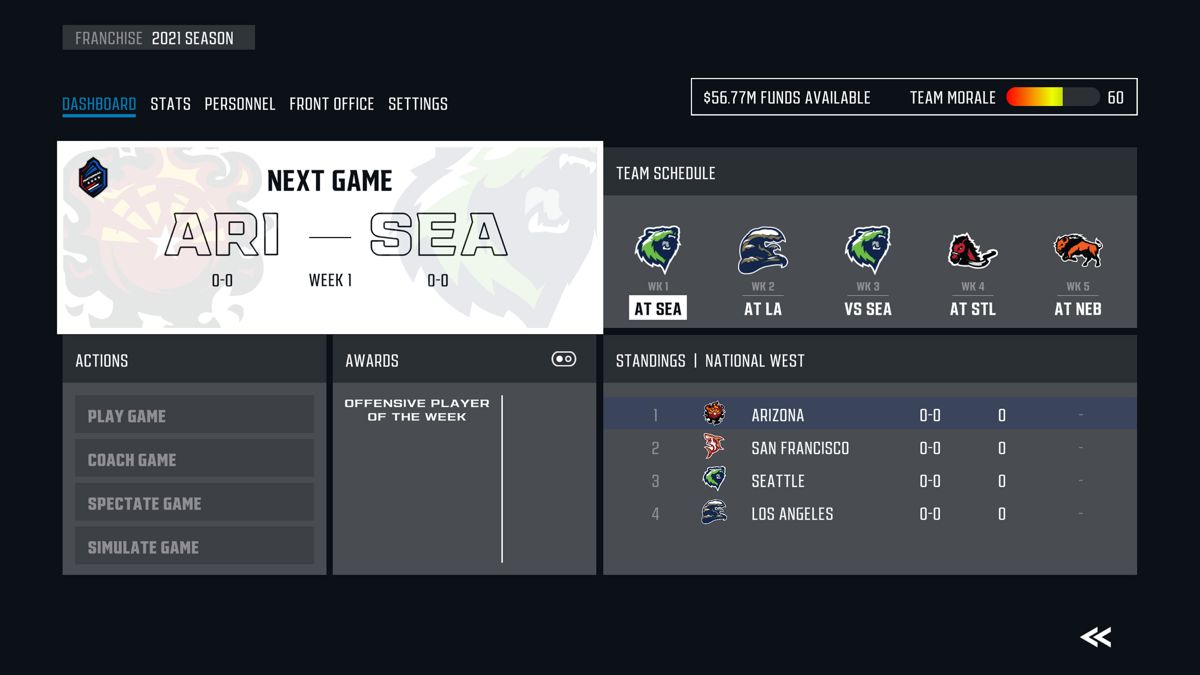 Axis Football 2021 Screenshot (PlayStation Store)