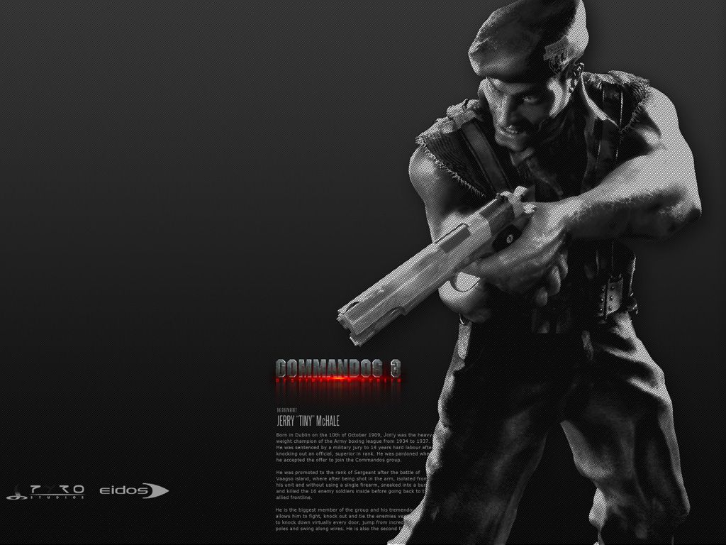 Commandos 3: Destination Berlin Wallpaper (Official website wallpapers): 1024x768