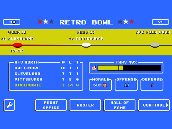 Retro Bowl Screenshot (iTunes Store)