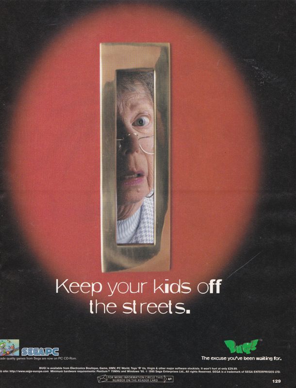 Bug! Magazine Advertisement (Magazine Advertisements): Computer Life (UK), January 1997